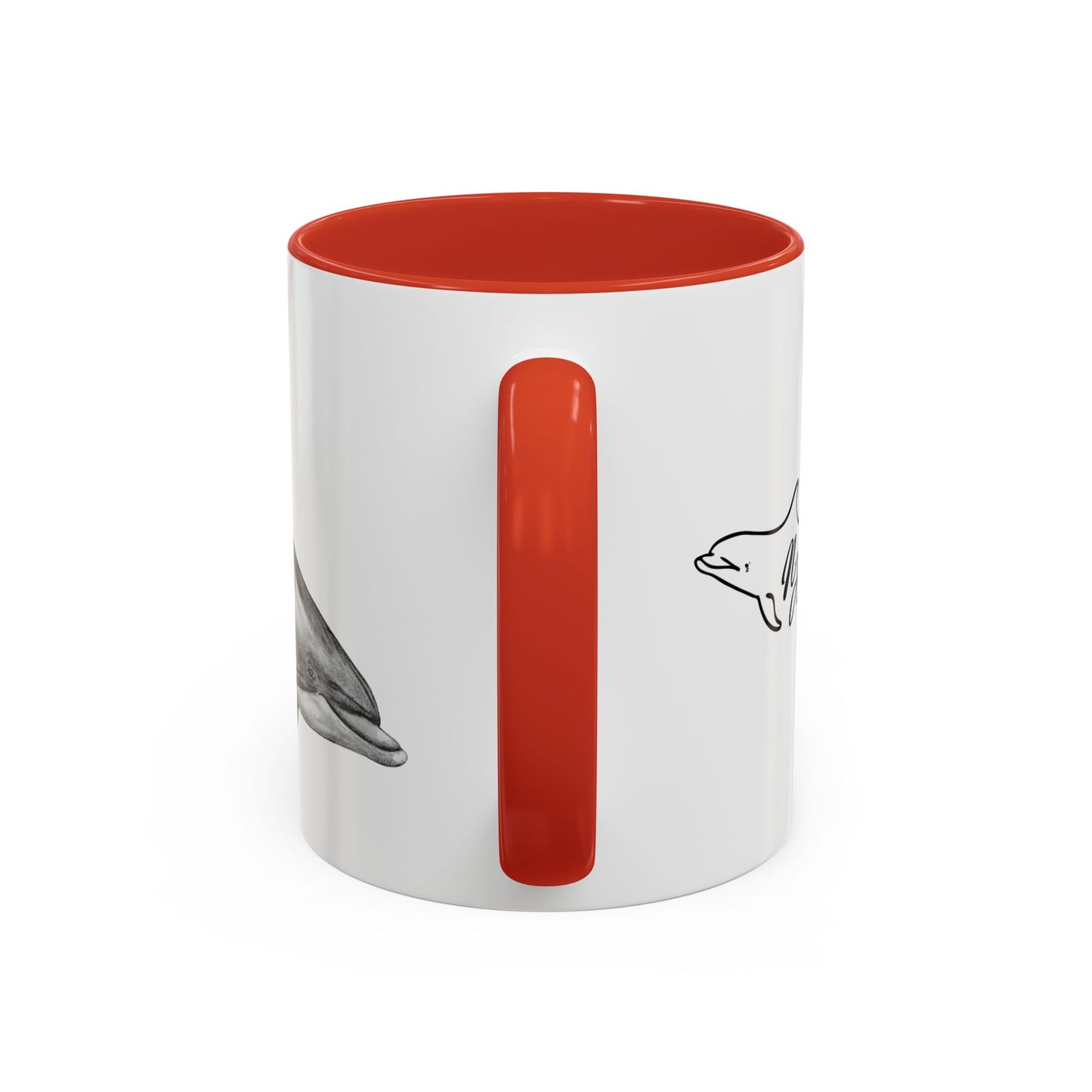 Dolphin Accent Coffee Mug, 11oz