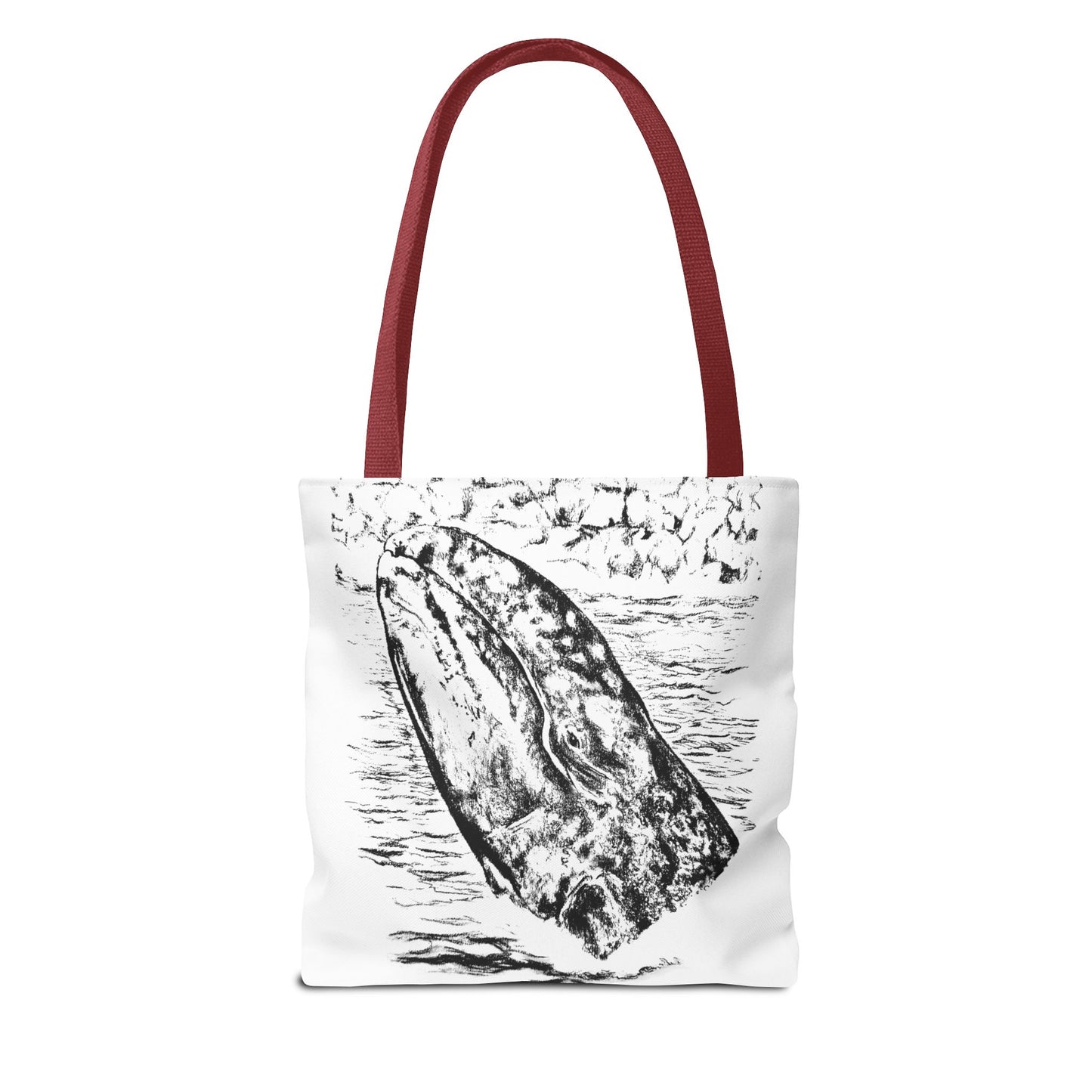 Gray Whale Tote Bag (AOP)