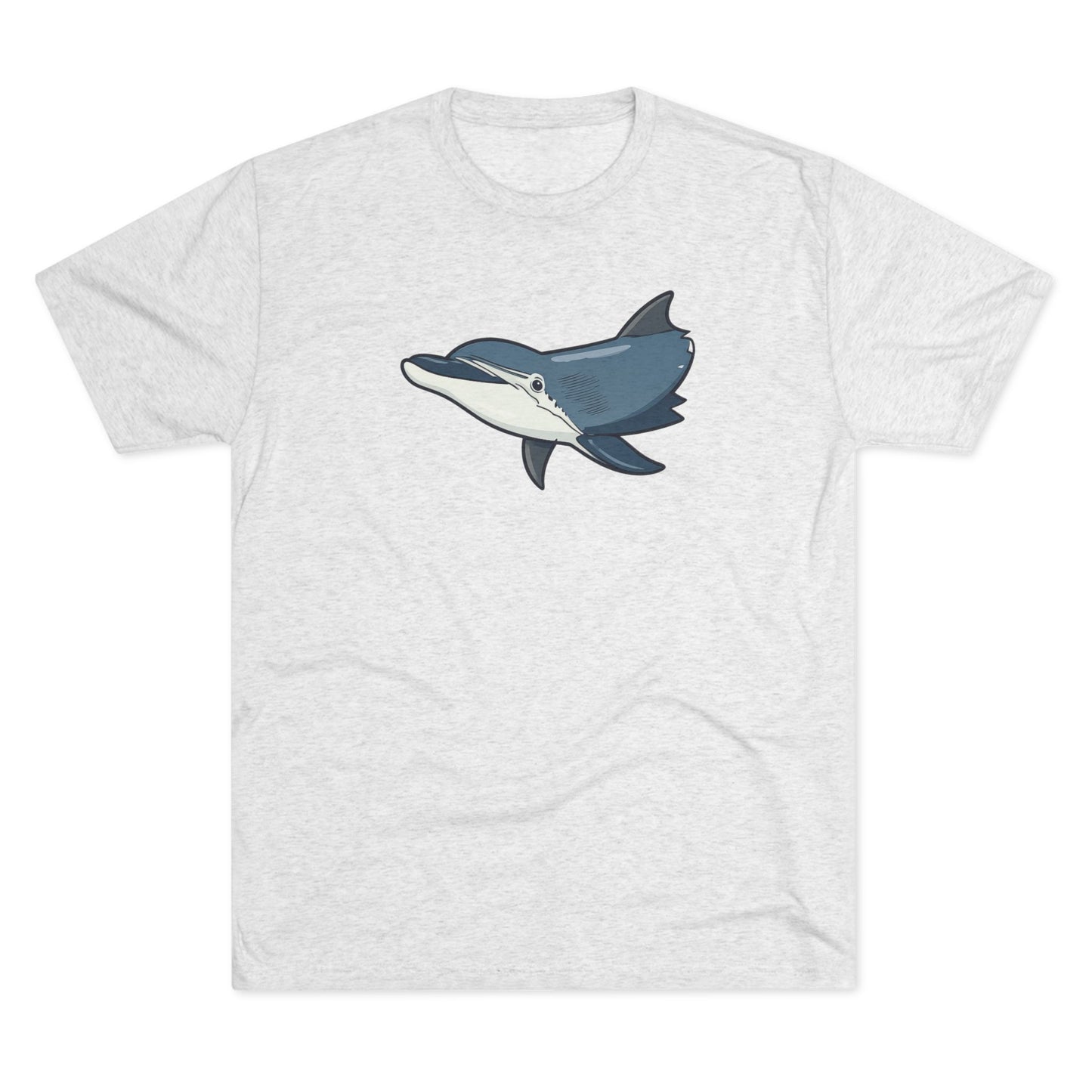 Dolphin Unisex Tri-Blend Crew Tee