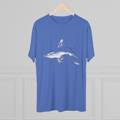 Shark Unisex Tri-Blend Crew Tee