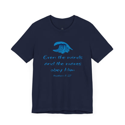 Mathew 8:27 Jersey Short Sleeve Tee