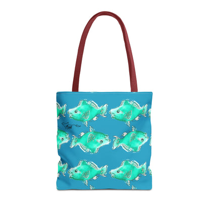 Blue Parrot FishTote Bag (AOP)