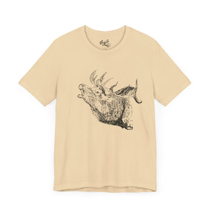 Bugling Elk Unisex Jersey Short Sleeve Tee