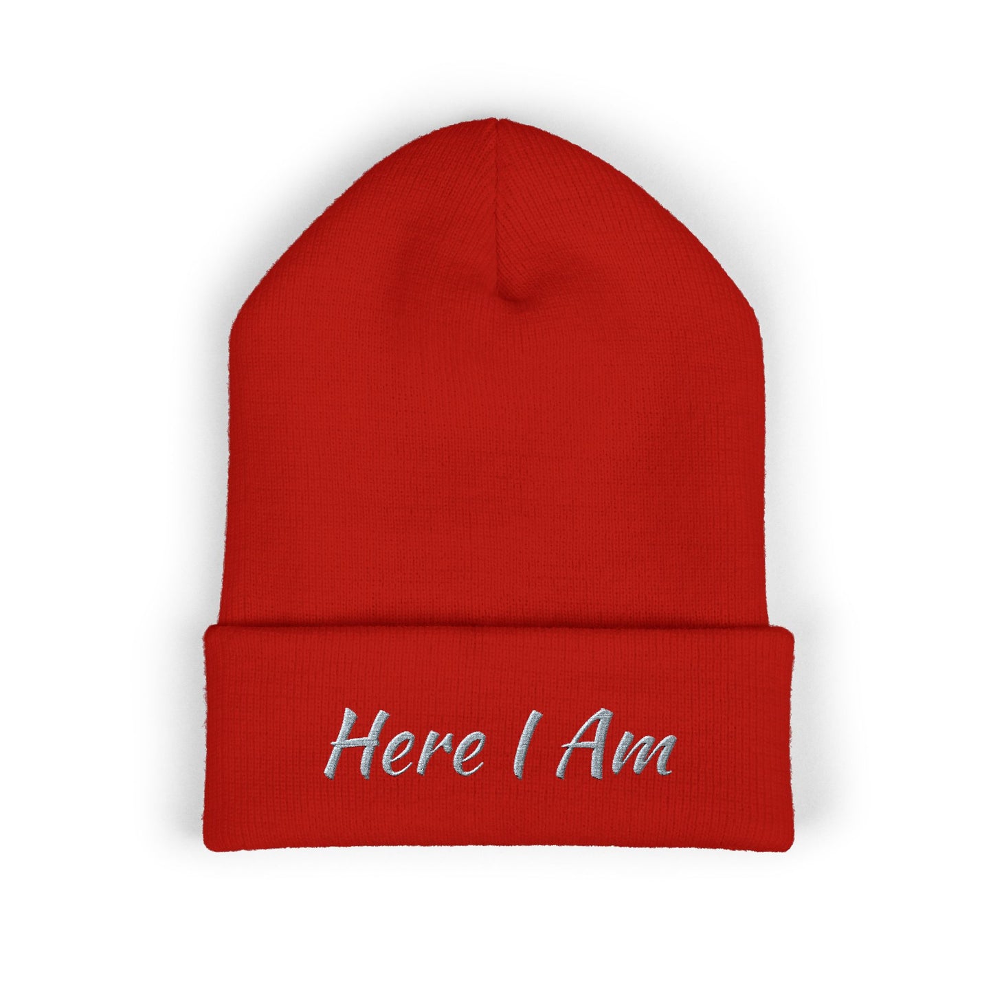Here I Am Classic Cuffed Beanie (Embroidery)