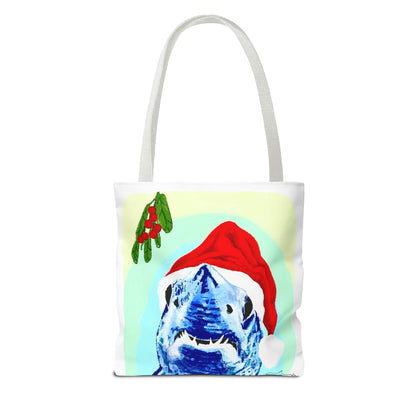 Mistletoe Mako Shark Tote Bag (AOP)