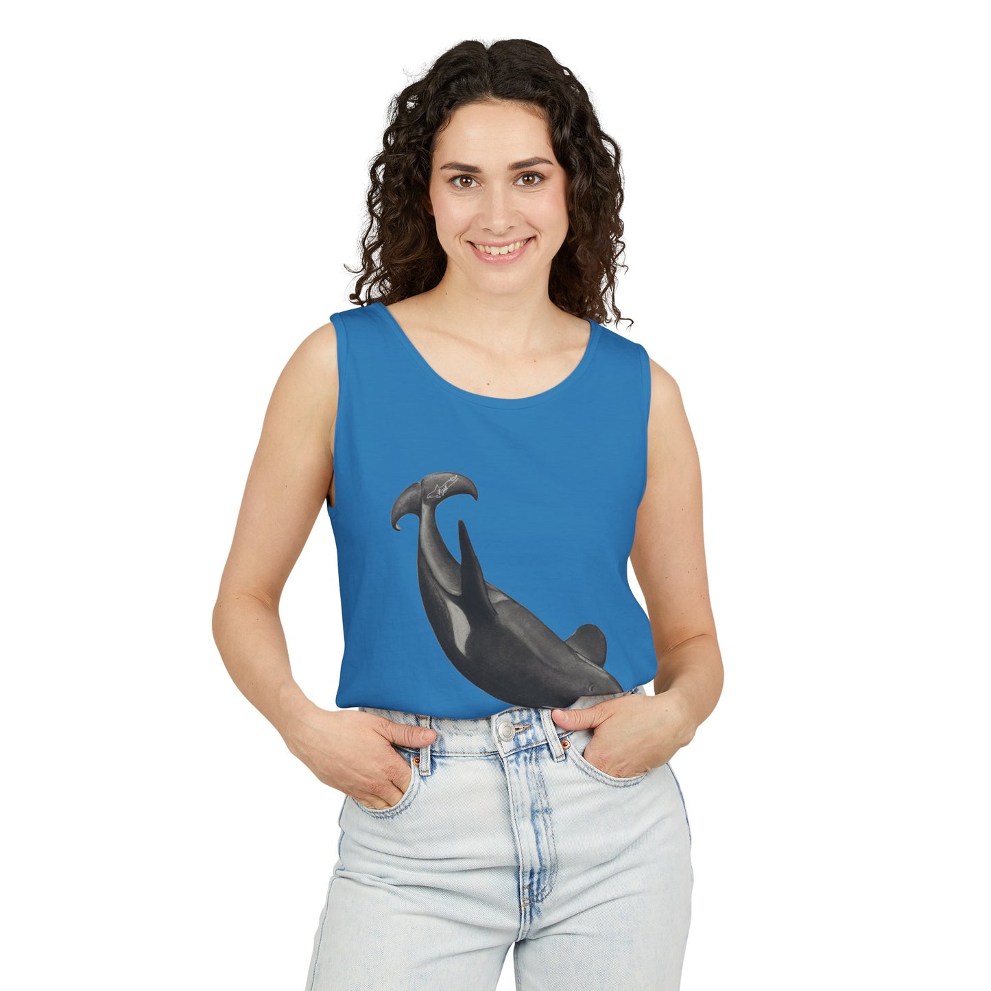 Orca Unisex Garment-Dyed Tank Top