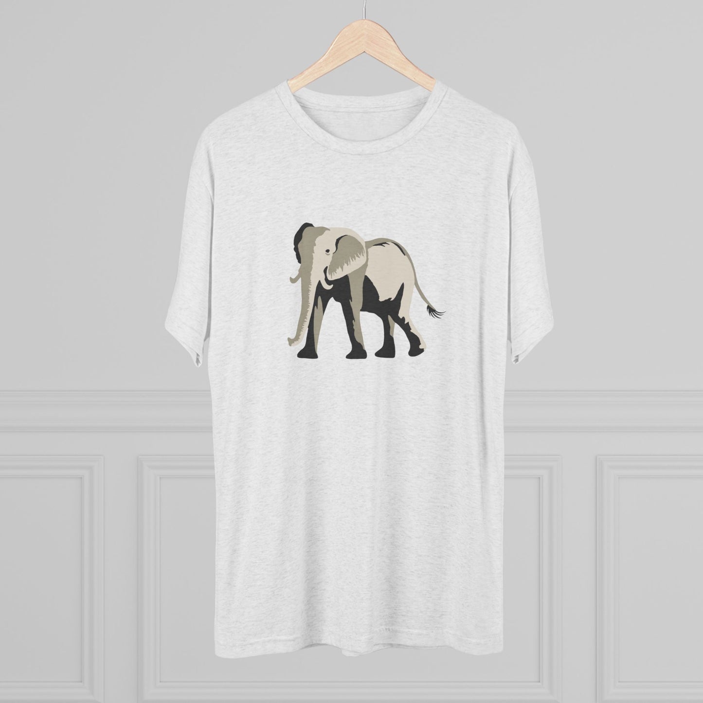 Elephant  Unisex Tri-Blend Crew Tee