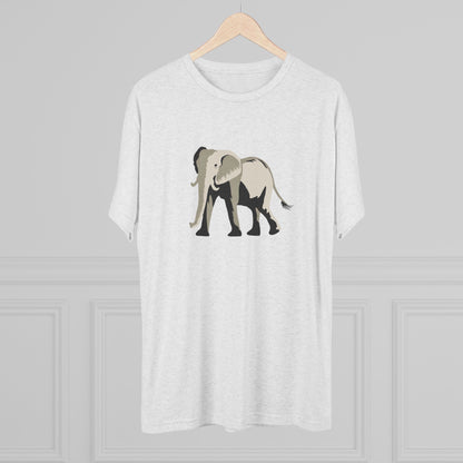 Elephant  Unisex Tri-Blend Crew Tee