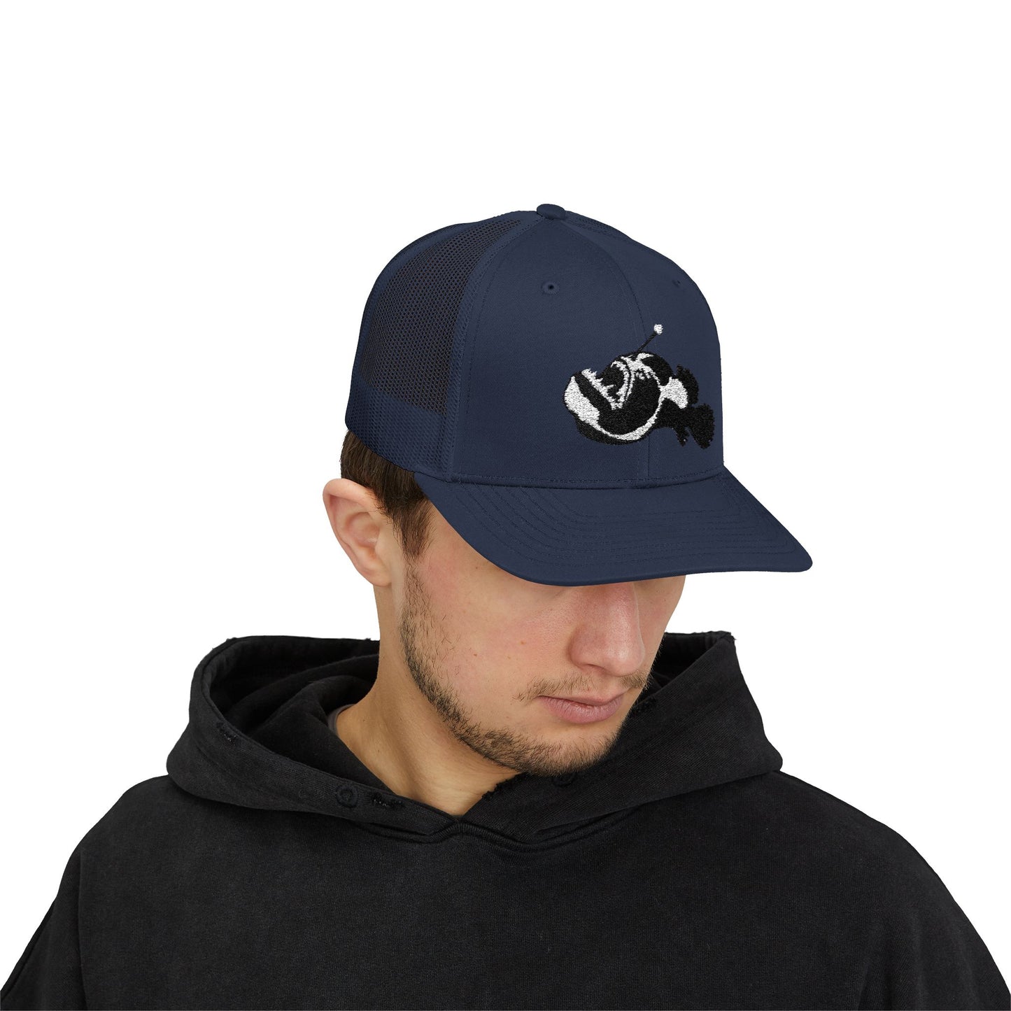 Angler Fish Snapback Trucker Cap