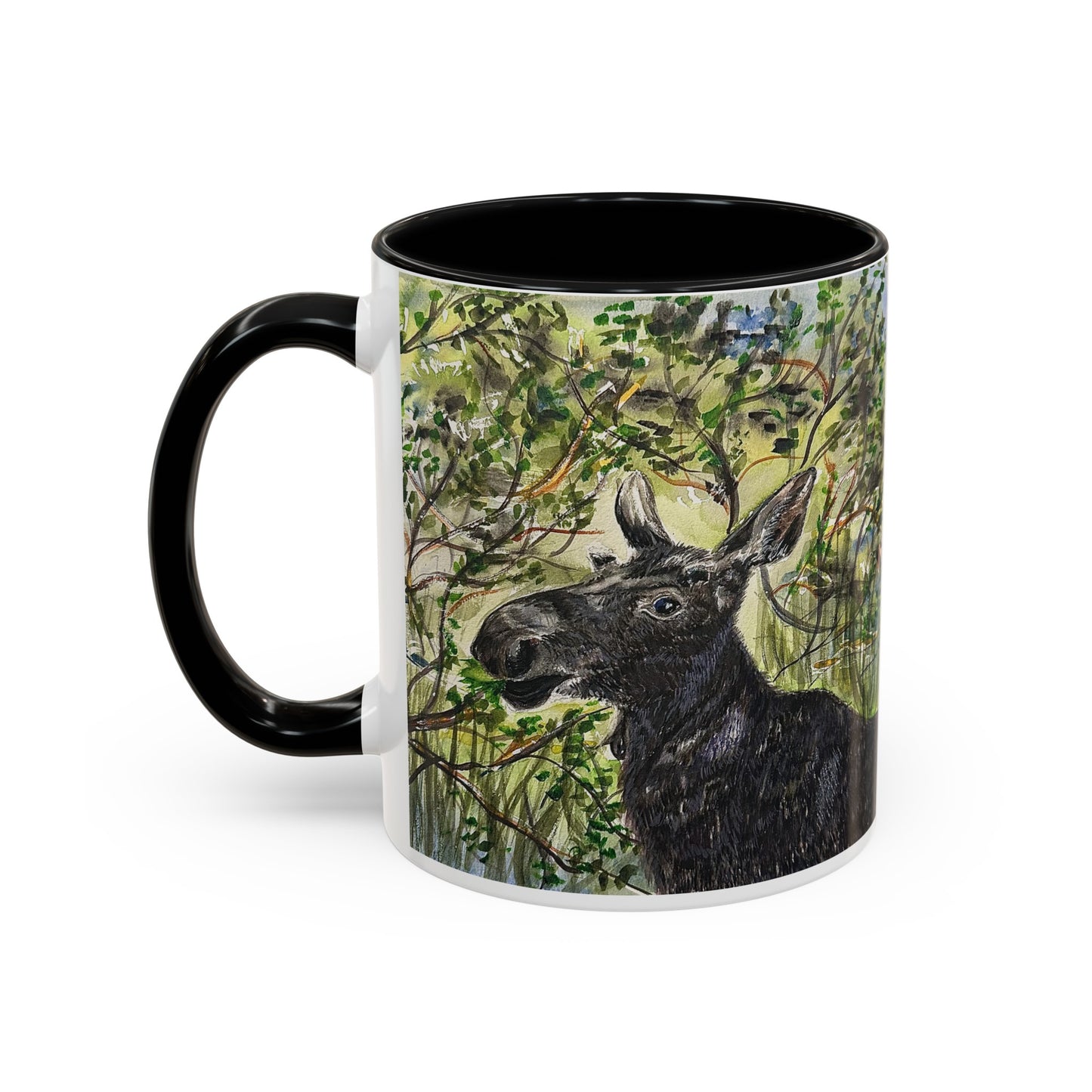 Hidden Springs Moose Accent Coffee Mug 11oz