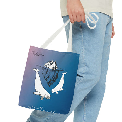 Beluga Whales Tote Bag (AOP)