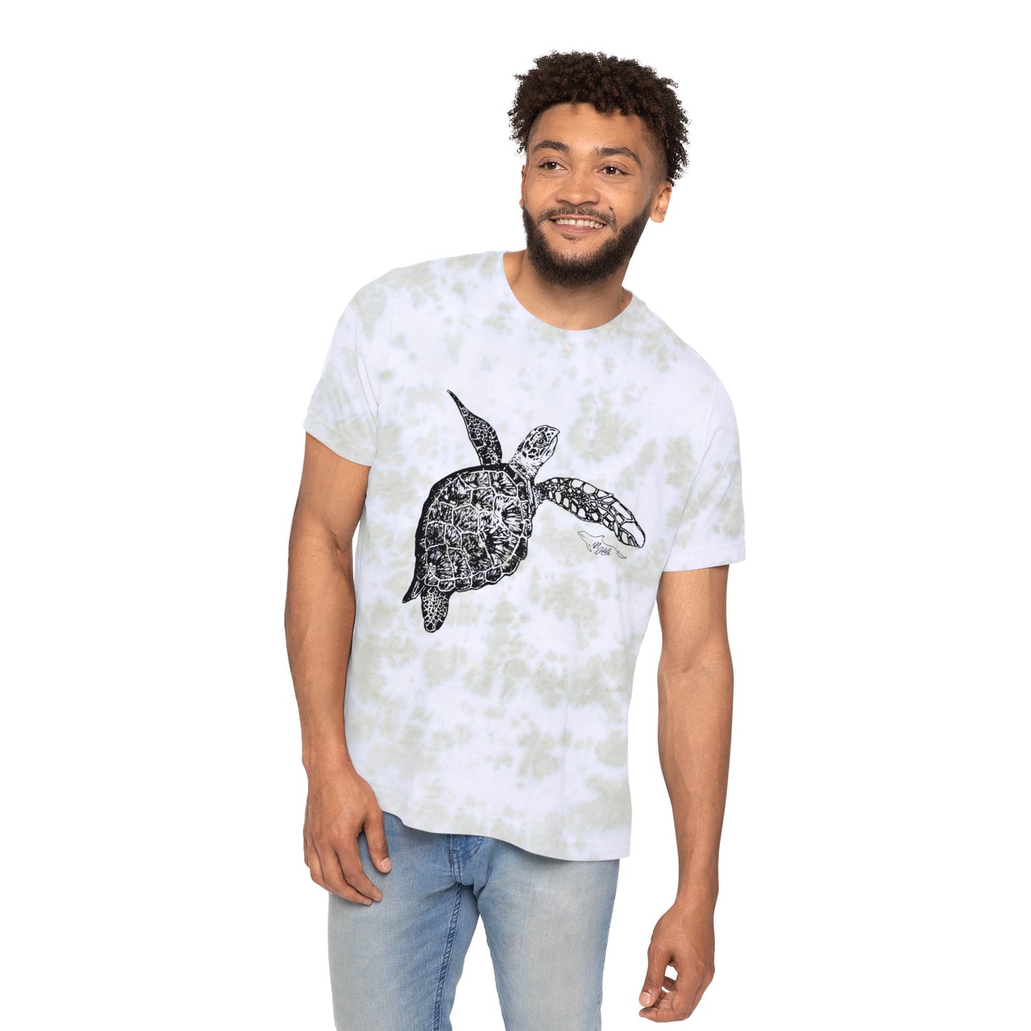 Sea Turtle Unisex FWD Fashion Tie-Dyed T-Shirt