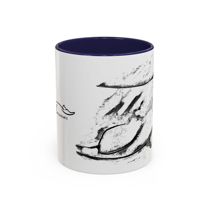 Beluga Whale Accent Coffee Mug, 11oz