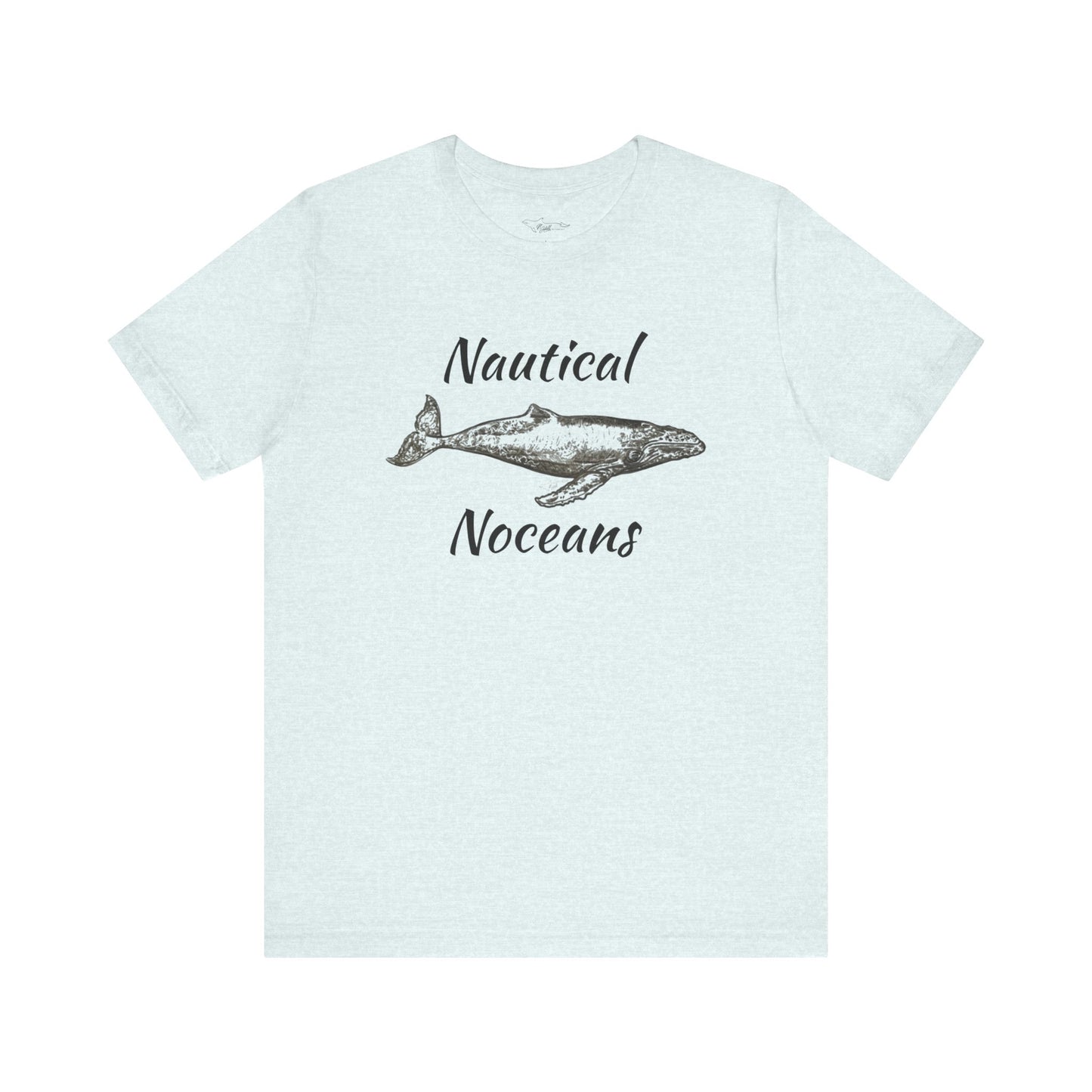 Humpback Whale Nautical Noceans Unisex Jersey Short Sleeve Tee