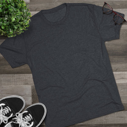 Deep Thinker Octopus Unisex Tri-Blend Back Print Crew Tee