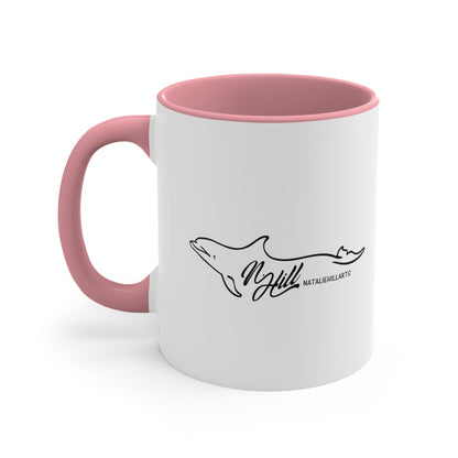 North Atlantic Right Whale Accent Coffee Mug, 11oz