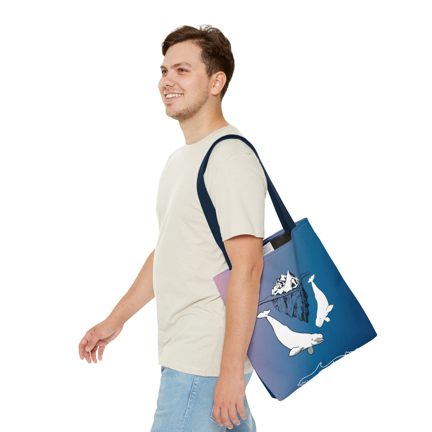 Beluga Whales Tote Bag (AOP)