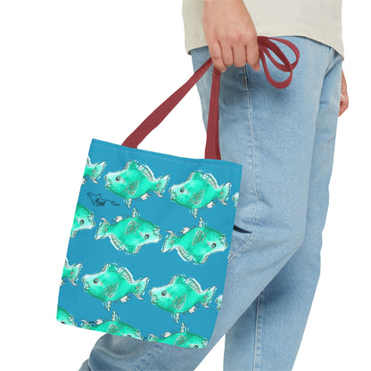 Blue Parrot FishTote Bag (AOP)