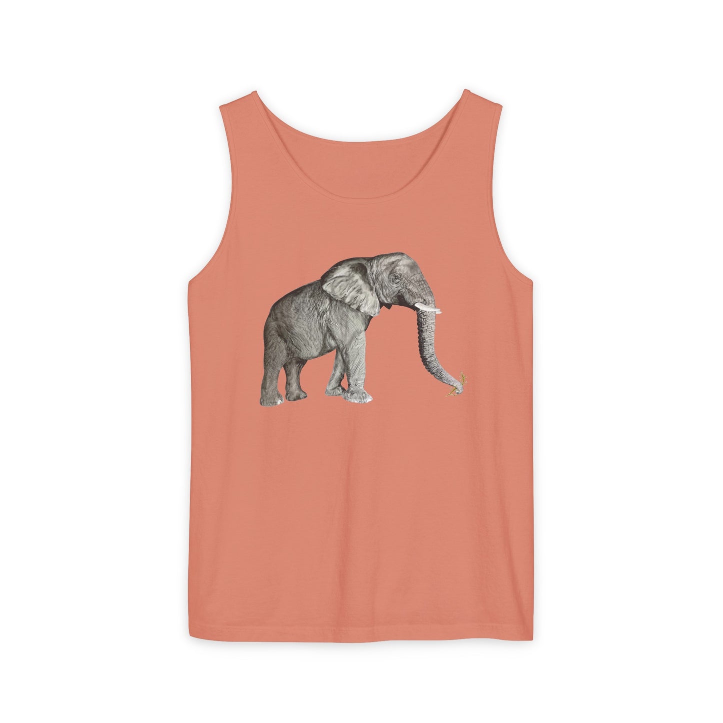 Elephant Unisex Garment-Dyed Tank Top