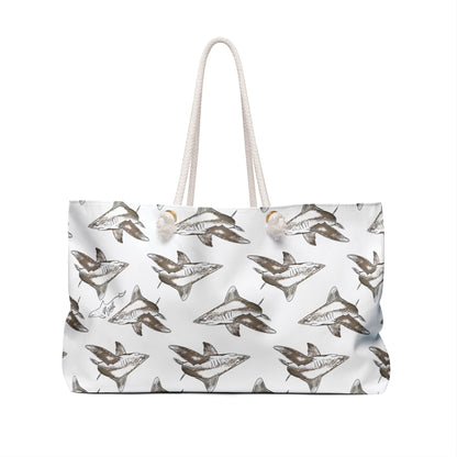 Oceanic Whitetip Shark Weekender Bag