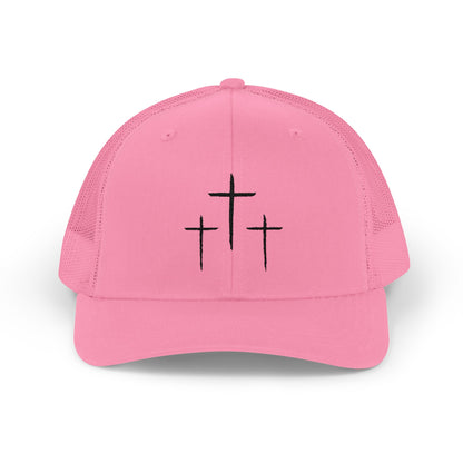 Calvary Cross Snapback Trucker Cap