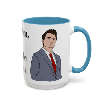 Here I Am, Lord Send Me- Charlie Kirk Accent Coffee Mug 15oz