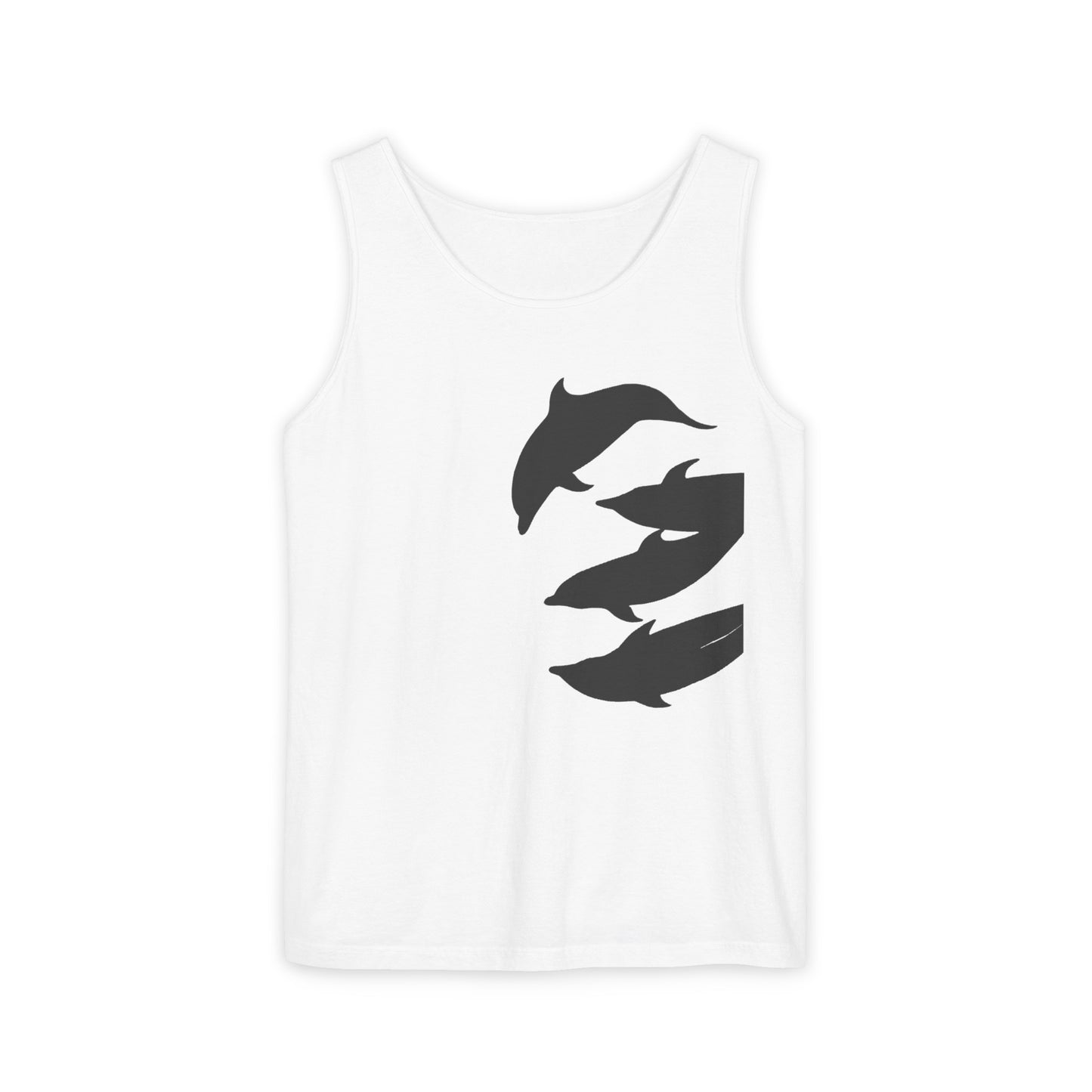 Dolphin Unisex Garment-Dyed Tank Top