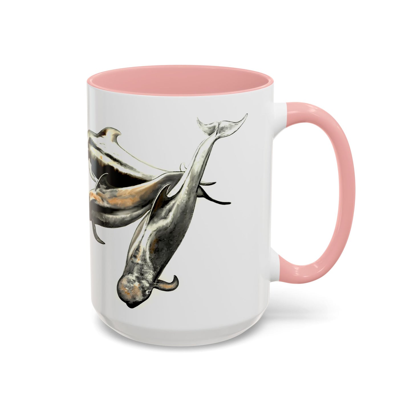 Pilot Whale Accent Coffee Mug, 15oz