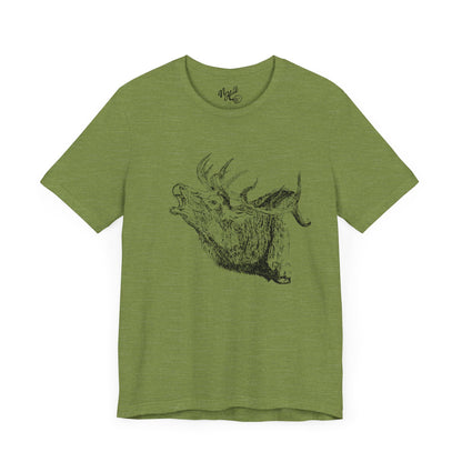 Bugling Elk Unisex Jersey Short Sleeve Tee