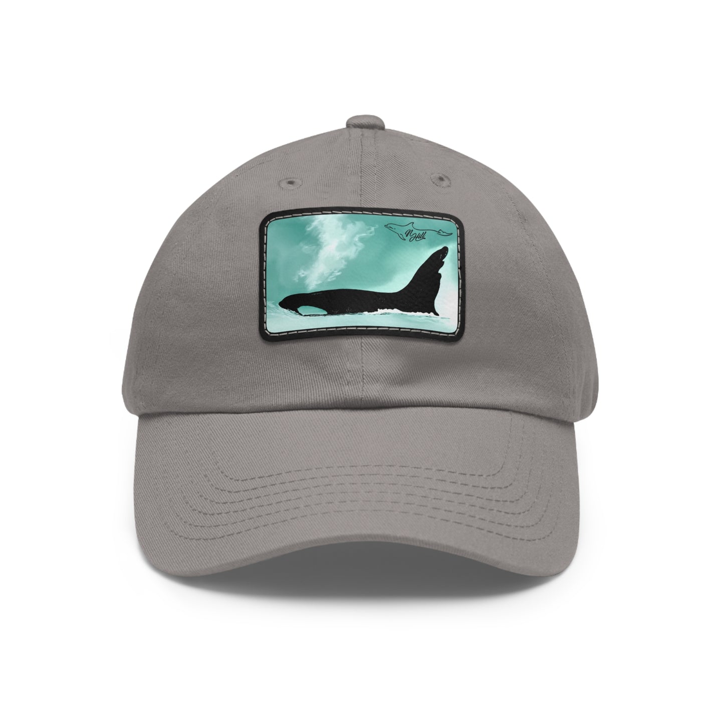 Chainsaw Orca Hat with Leather Patch (Rectangle)