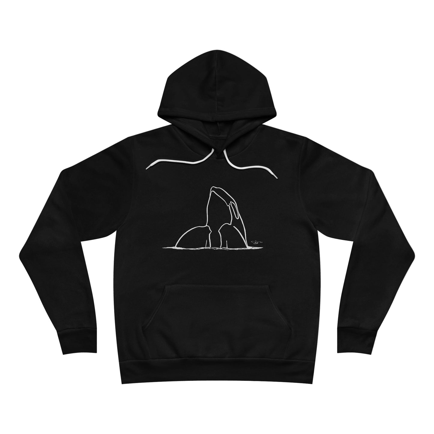 Orca Spy-hop Unisex Sponge Fleece Pullover Hoodie