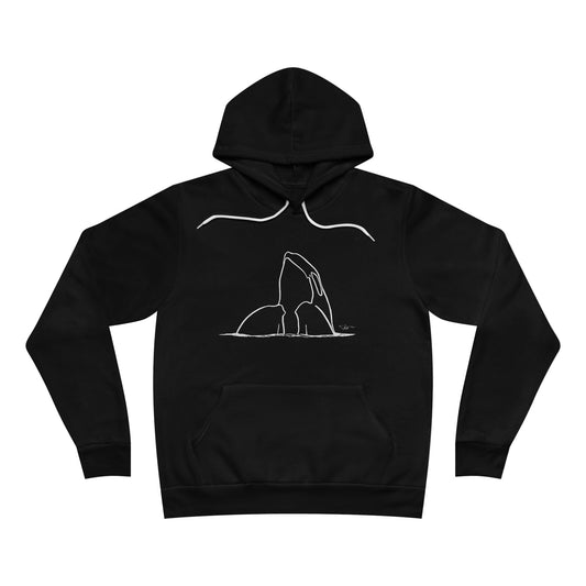 Orca Spy-hop Unisex Sponge Fleece Pullover Hoodie