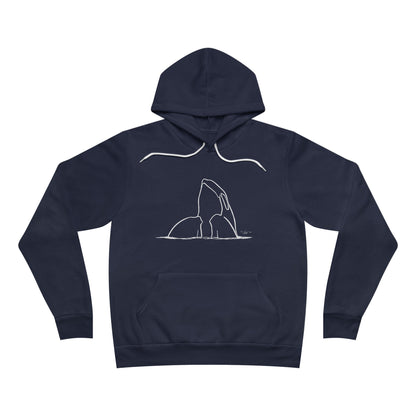 Orca Spy-hop Unisex Sponge Fleece Pullover Hoodie