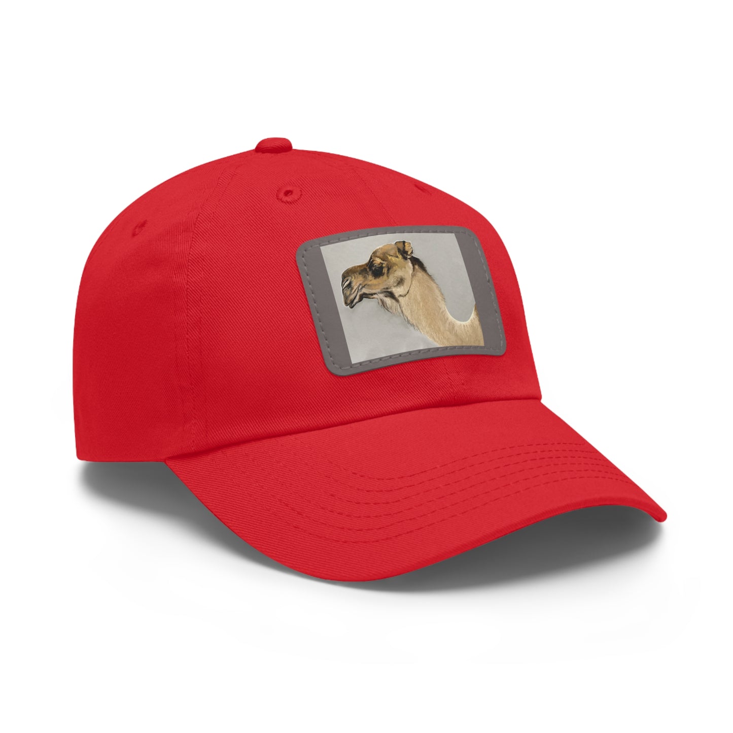 Clyde The Camel Hat with Leather Patch (Rectangle)