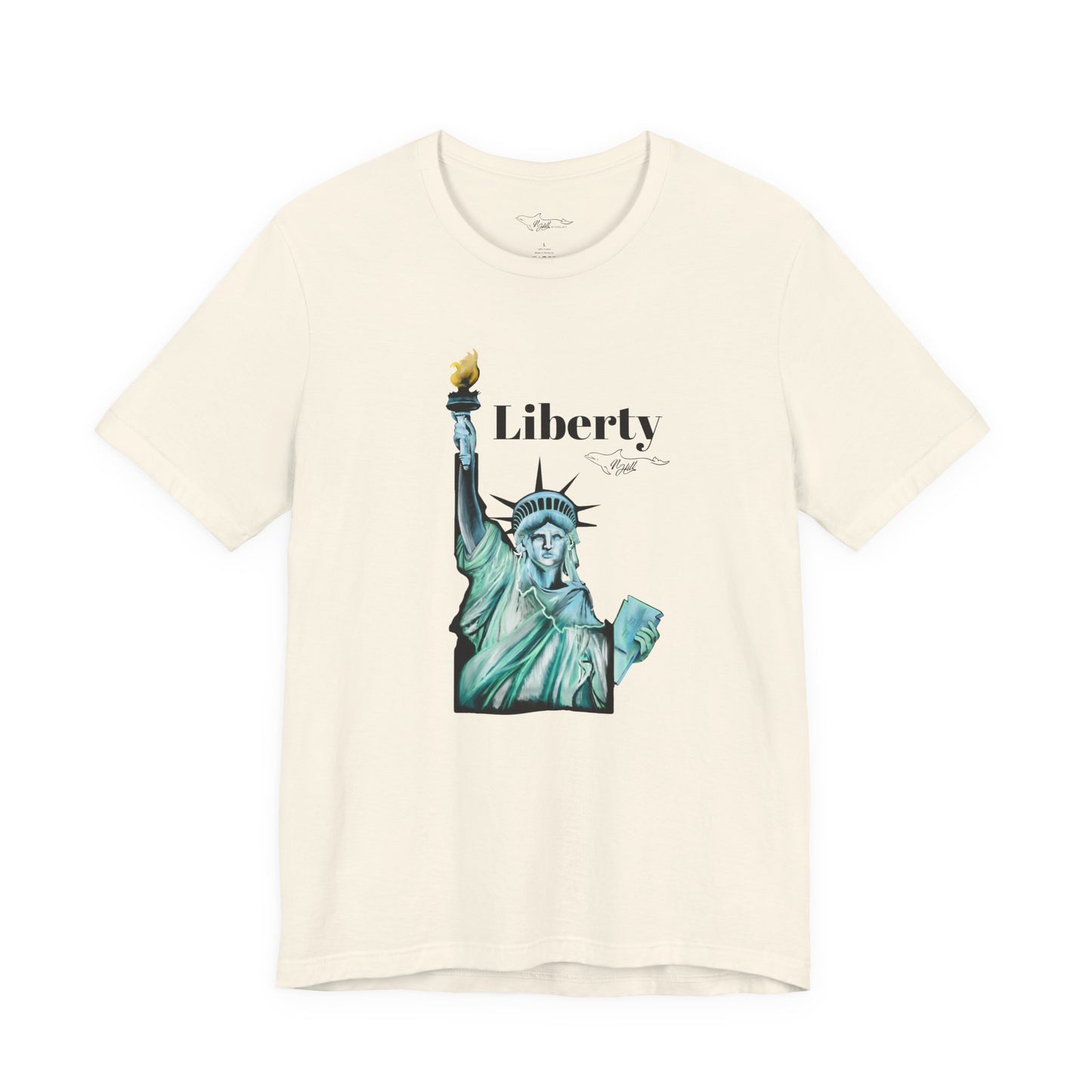 Idaho Statue of Liberty Unisex Jersey Short Sleeve Tee