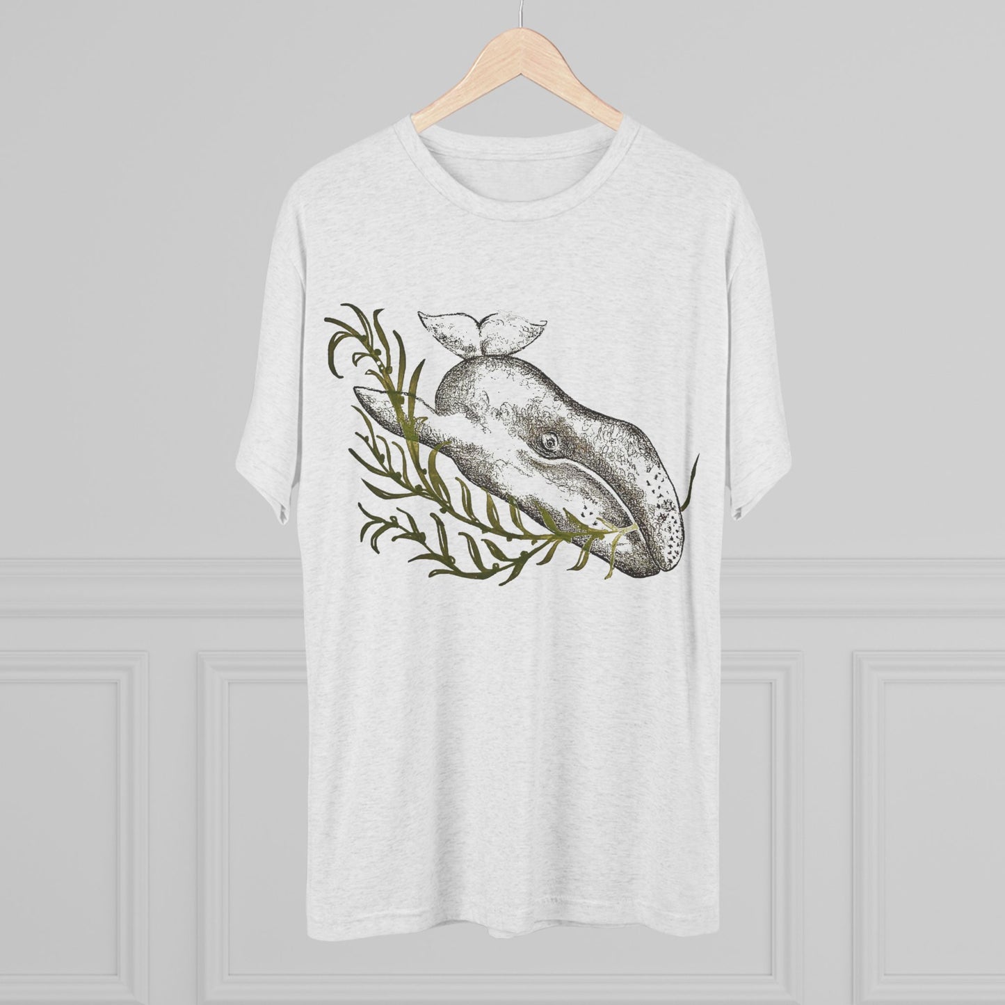 Grey Whale Unisex Tri-Blend Crew Tee