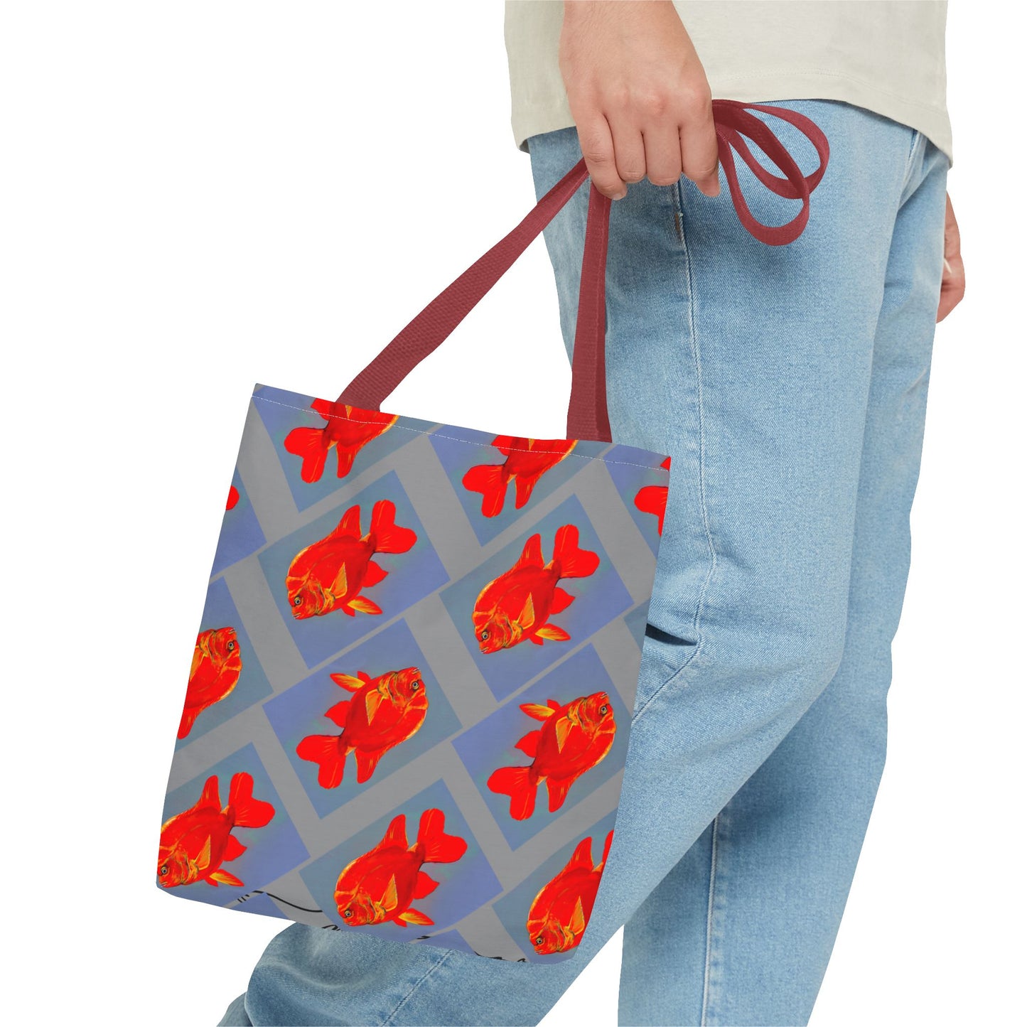 Garibaldi Damselfish Fish Tote Bag (AOP)