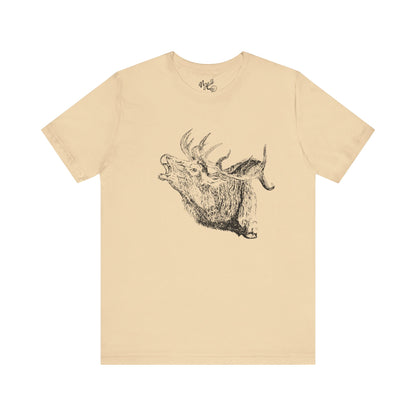 Bugling Elk Unisex Jersey Short Sleeve Tee