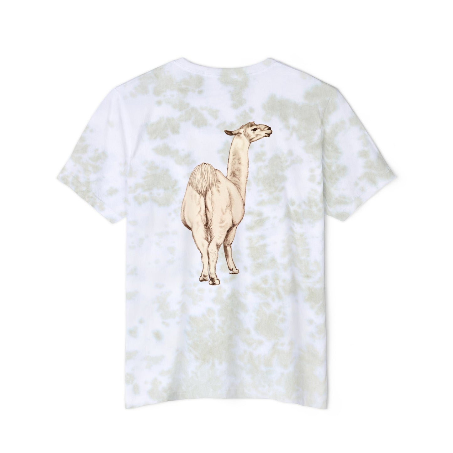 Llama Unisex FWD Fashion Tie-Dyed T-Shirt