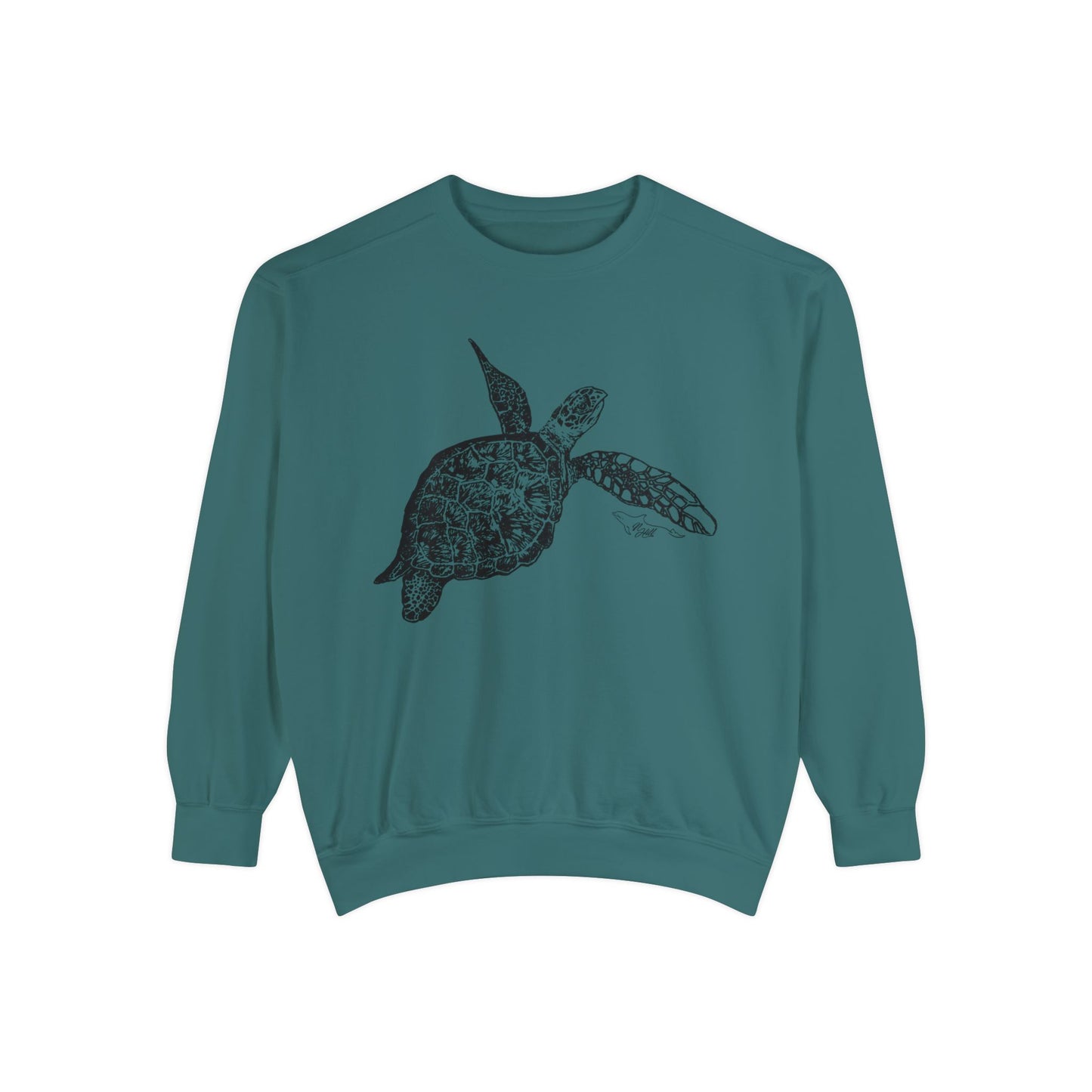 Sea Turtle Unisex Garment-Dyed Sweatshirt