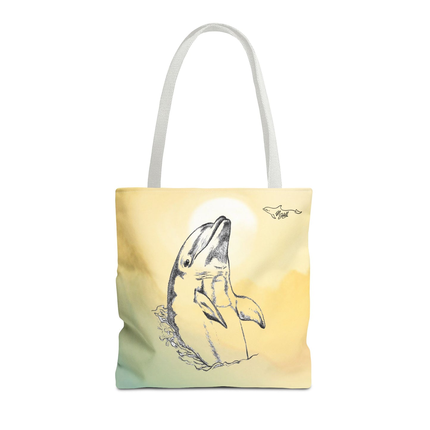 Dolphin Sun Tote Bag (AOP)