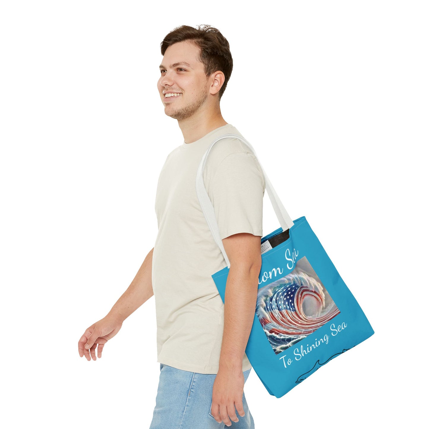 Flag Ocean Tote Bag (AOP)