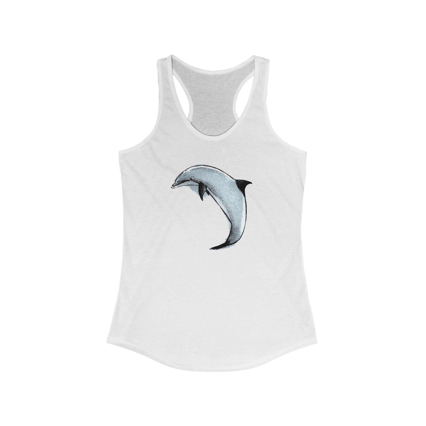 Dolphin Women's Ideal Racerback Tank