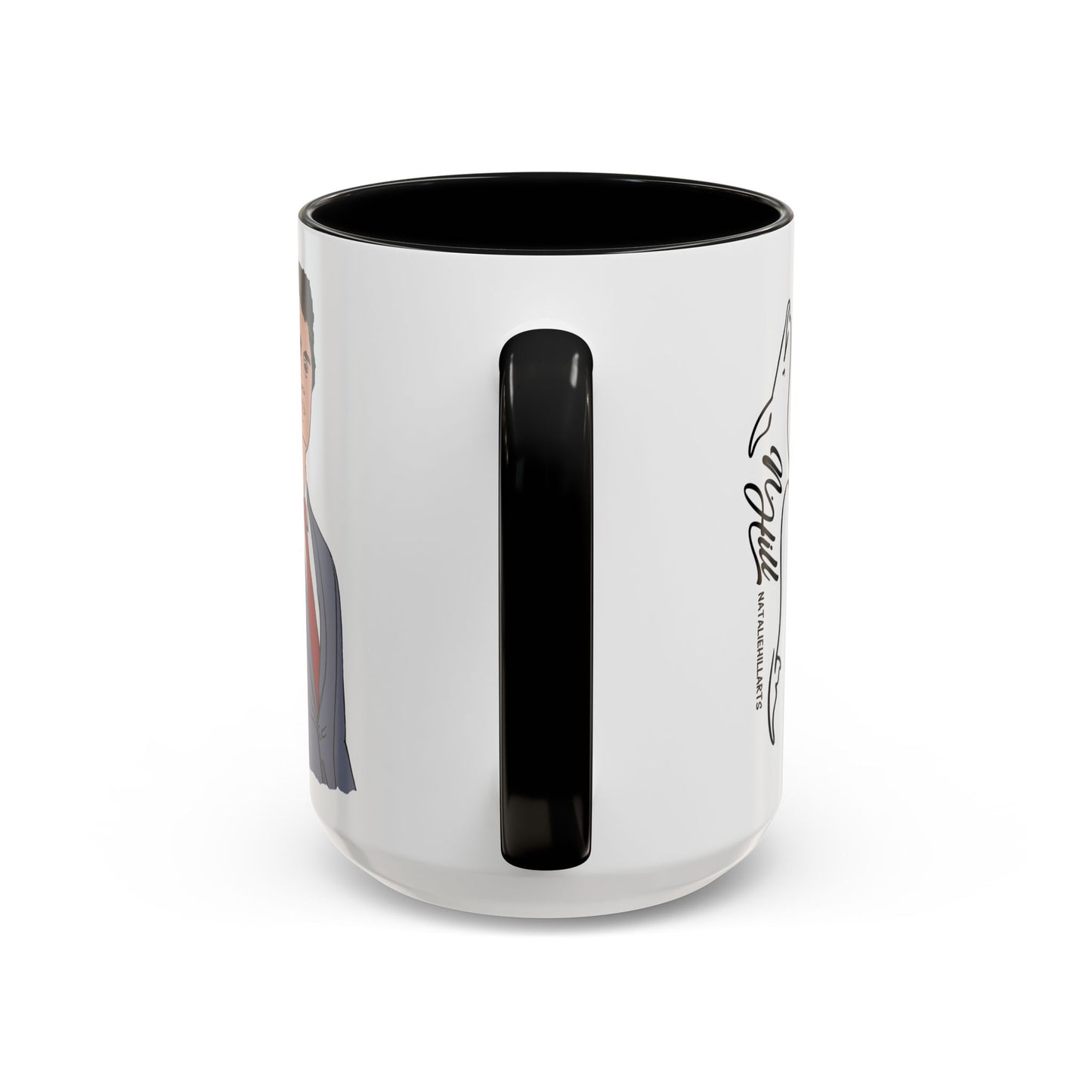 Here I Am, Lord Send Me- Charlie Kirk Accent Coffee Mug 15oz