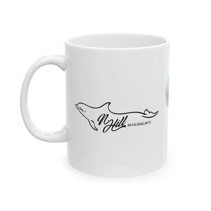 Harbor Seal Ceramic Mug, (11oz, 15oz)