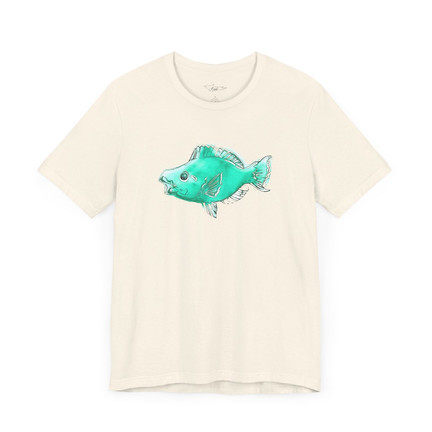 Blue Parrot Fish Unisex Jersey Short Sleeve Tee