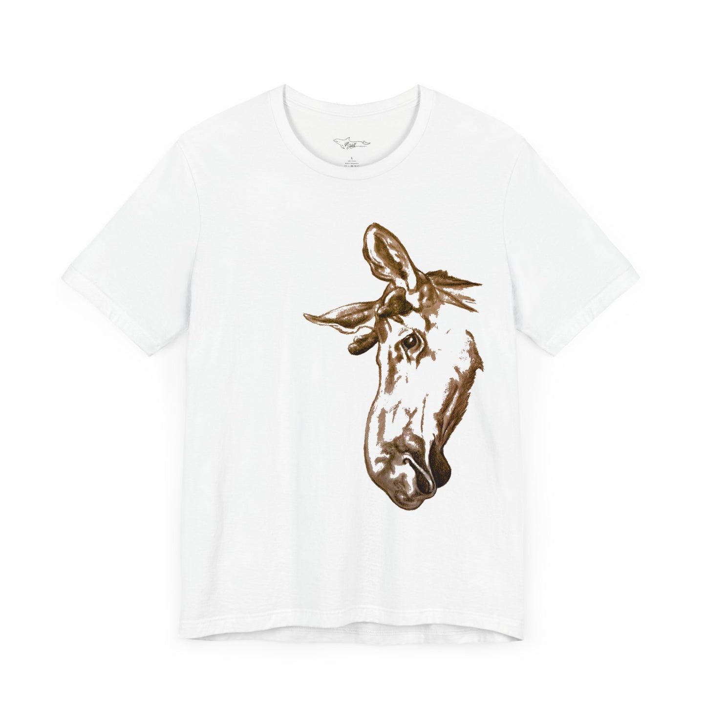 Curious Moose Unisex Jersey Short Sleeve Tee