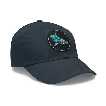 Mako Shark Hat with Leather Patch (Round)