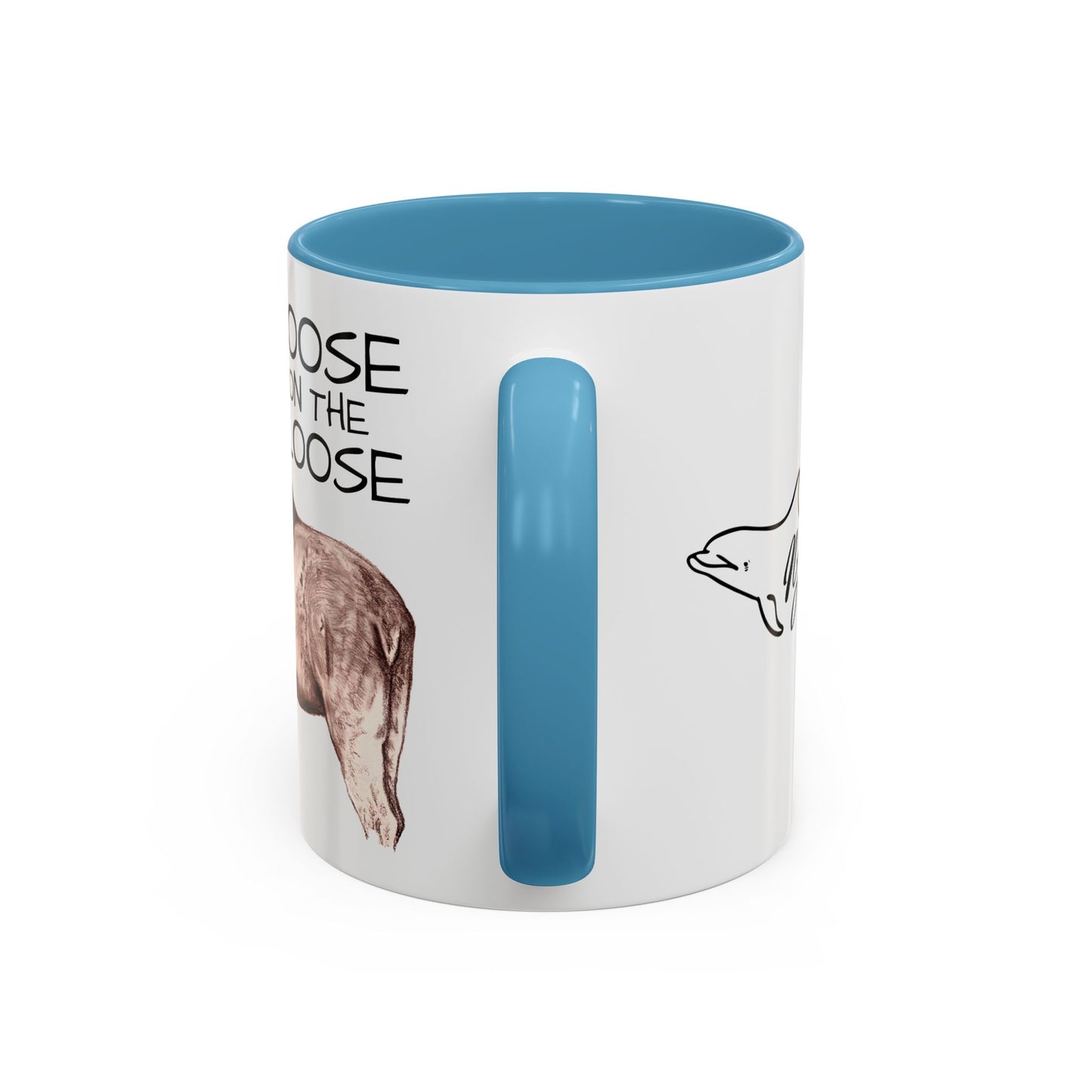 Moose On The Loose Accent Coffee Mug (11, 15oz)