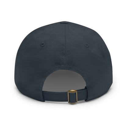 Pilot Whale Hat with Leather Patch (Rectangle)